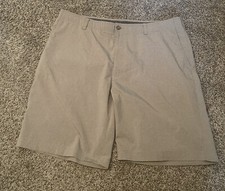 PGA Tour Men's Golf Shorts Size 40 Beige Flat Front
