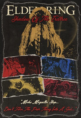 Elden Ring Shadow Of The Erdtree Wall Poster 13x19