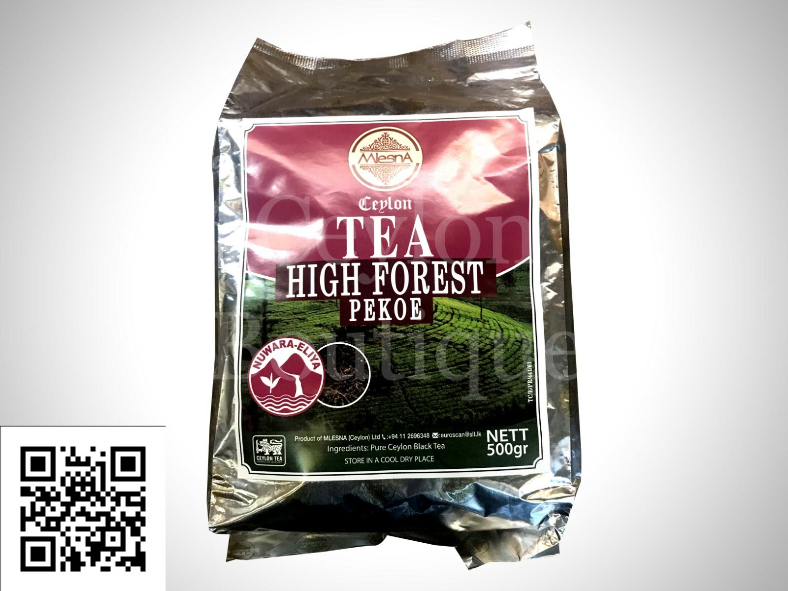 Mlesna High Forest PEKOE Pure Ceylon Black Tea 500g 