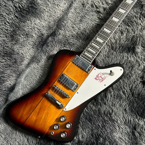 Firebird Electric Guitar Mahogany Body Vintage Sunburst Color H-H Pickups