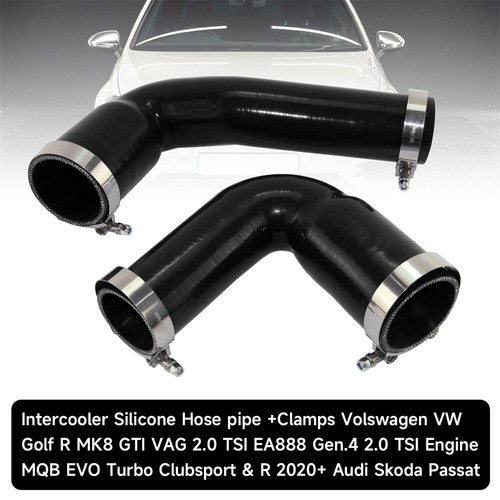 Ladeluftkühler Silikonschlauch für VW Arteon Golf R MK8 GTI VAG EA888 Gen.4 BK - Picture 7 of 10