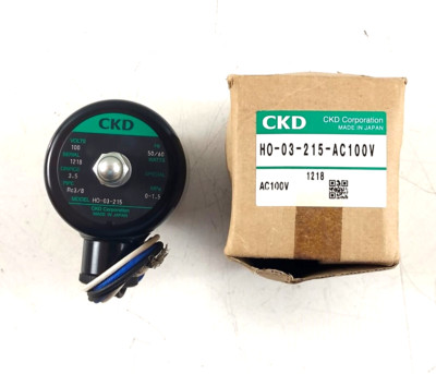 CKD HO 03 215 Solenoid Valve Spannung : 100 V ( Neu Offen Original