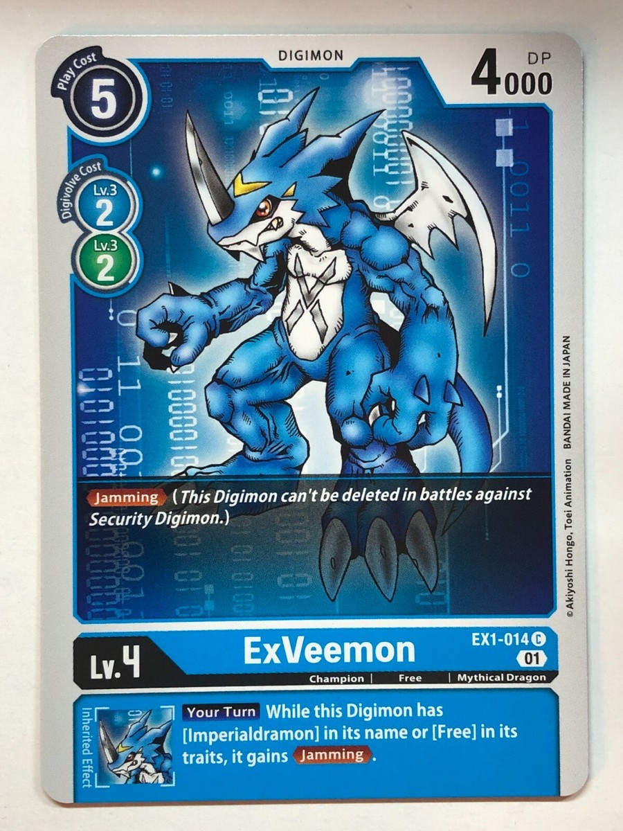 Digimon Classic Collection ExVeemon EX1-014 NM/M | eBay