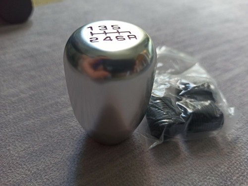 Chrome ALU TYPE R 6 speed shift gear knob HONDA CIVIC INTEGRA EP3 FN2 FD2 FK2 FC - Picture 1 of 5