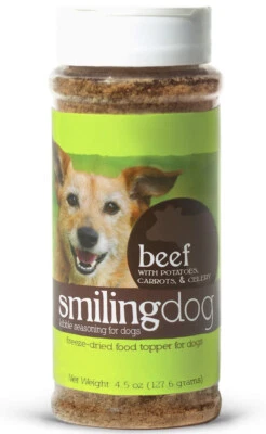 Herbsmith Kibble Seasoning – Freeze Dried Beef food topper 4.5oz bottle