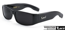 LOCS 9006 Black Sunglasses | Authentic Gangster Cholo Lowrider OG MAD DOG Shades