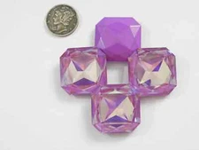 Ultra Jasmine Moonlight UNF (23mm) Swarovski Art 4675 Square Fancy Cut Stones