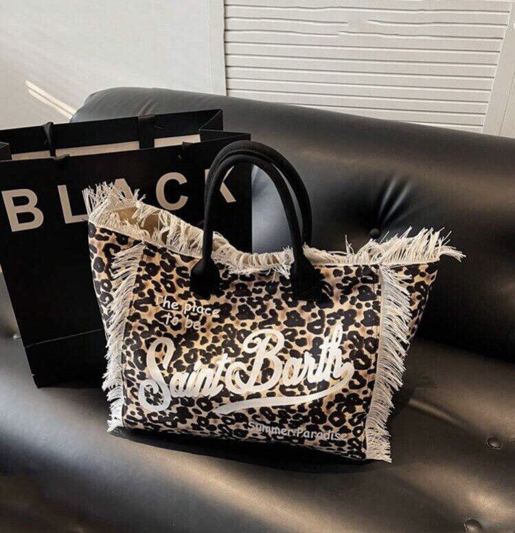 Borsa Saint Barth Vanity Bandana Nera Grande - 31 Corso Porta Luce