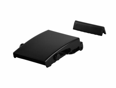 Gürtelschnalle mit  Endstück Schiebeschnalle 4 CM Breit  Schwarz-Mak