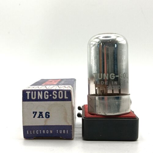 Tung Sol 7A6 Vacuum Tube New Old Stock CV876 AM Radios Ham Amateur Radios.