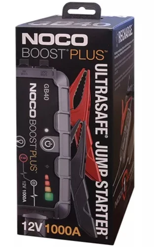 NOCO Genius GB40 Boost Plus 1000A UltraSafe Lithium Jump Starter