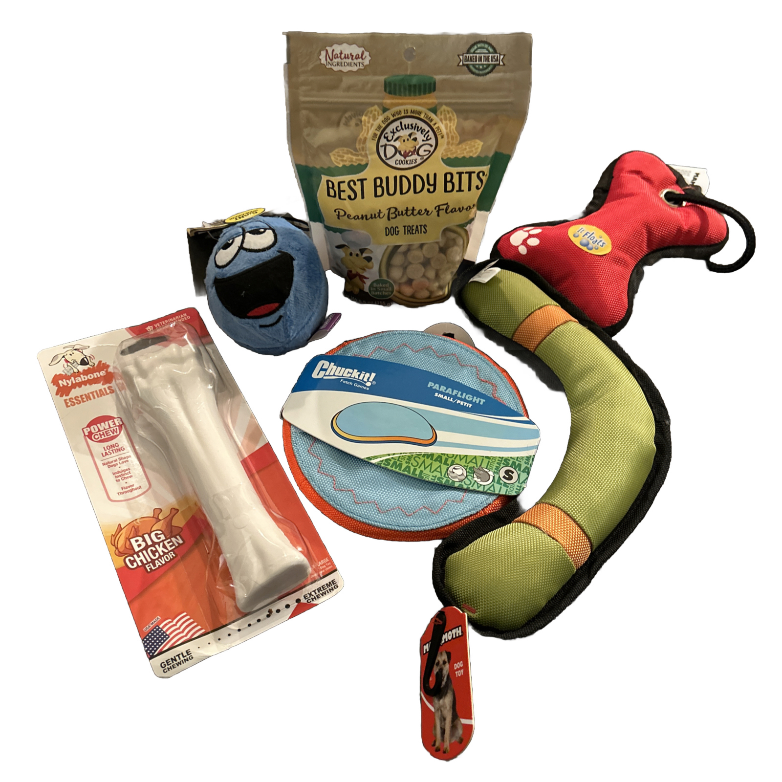 New 5 Toys And Training Treats! Over $50 Value!!