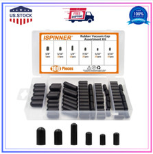  100 PCS CARBURETOR  VACUUM RUBBER CAP PLUG ASSORTMENT KIT INTAKE VACUUM LINES