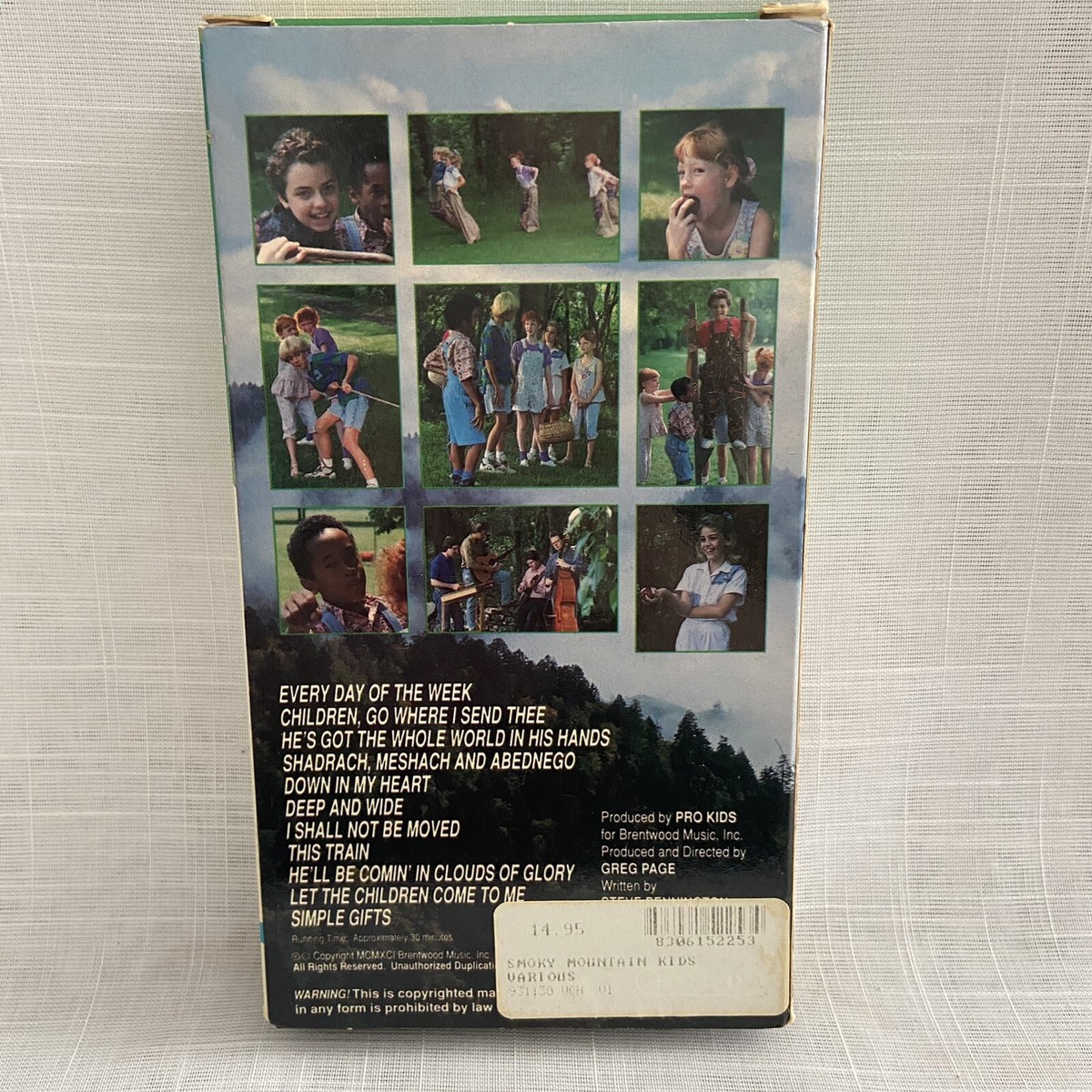 海外アーティスト　VHS Smoky Mountain Kids Video VHS Brentwood Kids Vtg Sing Along