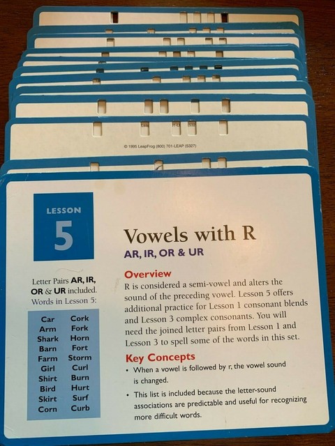 leapfrog phonics learning system