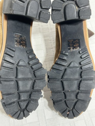 Rag & Bone Women Boot Size 38.5 US 8.5 Brown Leather Block Heel Lug Sole Pull On - Picture 15 of 18