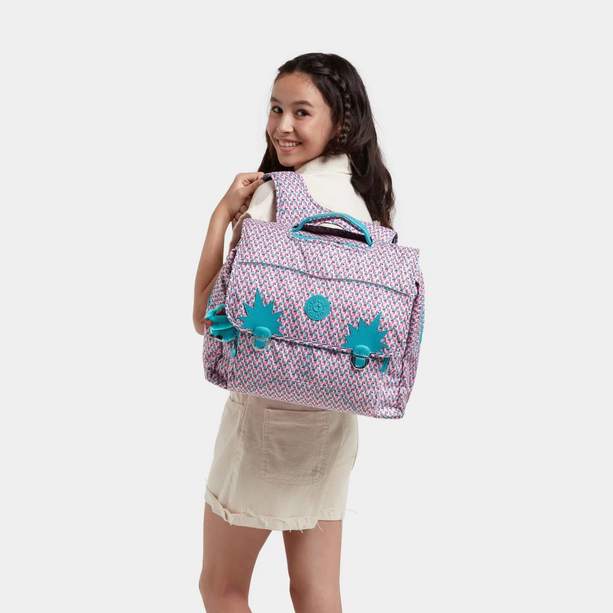 Kipling INIKO School Bag Backpack Poppy Geo RRP 97.90 eBay