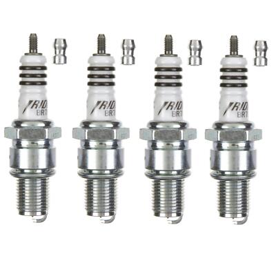 4x NGK Iridium Zündkerze BR7EIX 6664 für Kawasaki Z 650 B C SR F 1977 - 1983