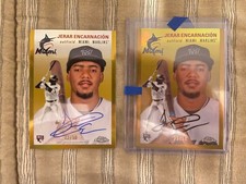 JERAR ENCARNACION #22/55 Autograph 2023 Topps Chrome Platinum Gold Refractor #22