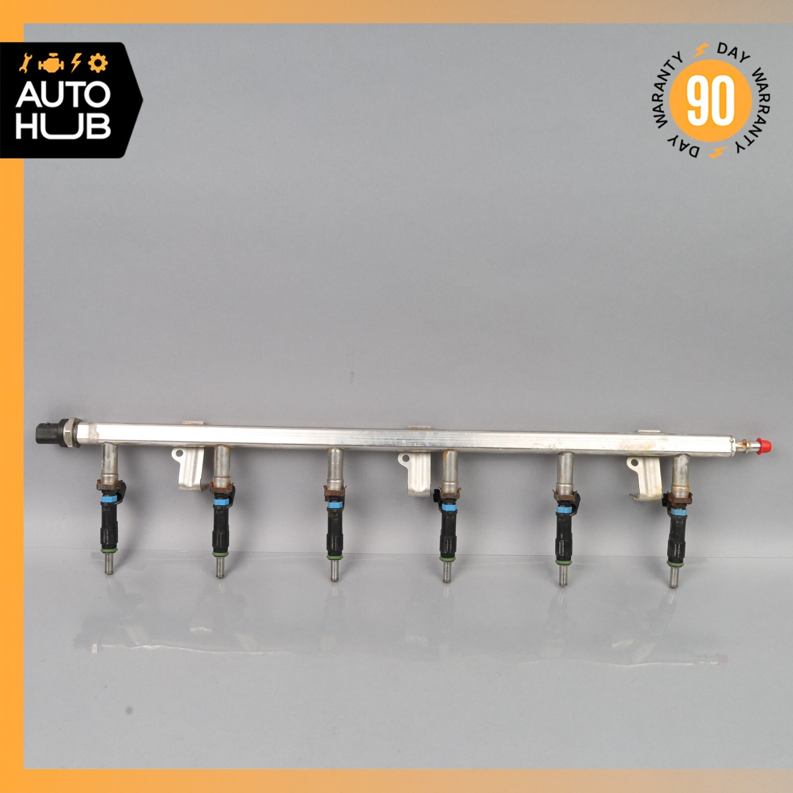 Aston Martin DBS DB11 5.2L V12 Right Fuel Injection Rail Line w/ Injectors OEM