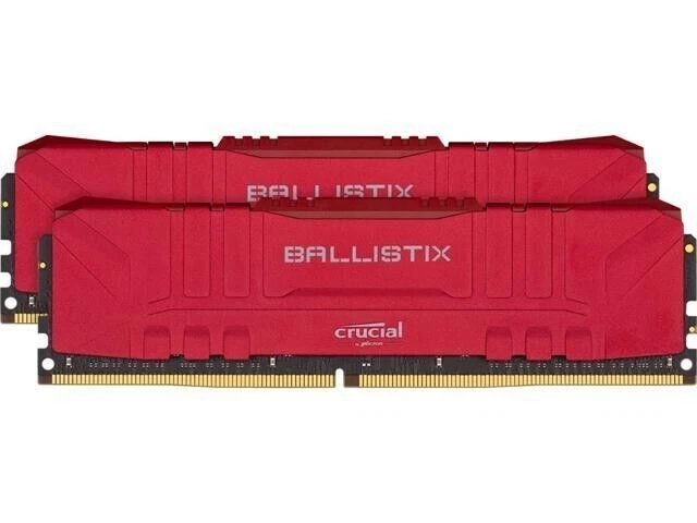 Crucial Ballistix 16GB (2x8GB) DDR4 PC4-24000 3000 MHz DIMM Memory BL8G30C15U4R