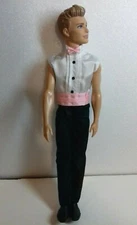 D19 - Barbie Doll Ken Mattel Wedding Dress Shoes - VGC