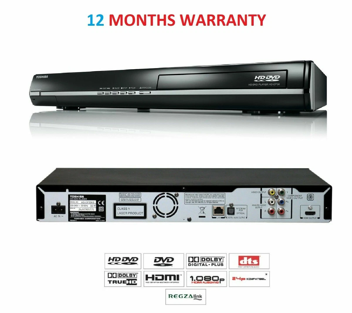 Toshiba HD DVD Players for sale | eBay UK