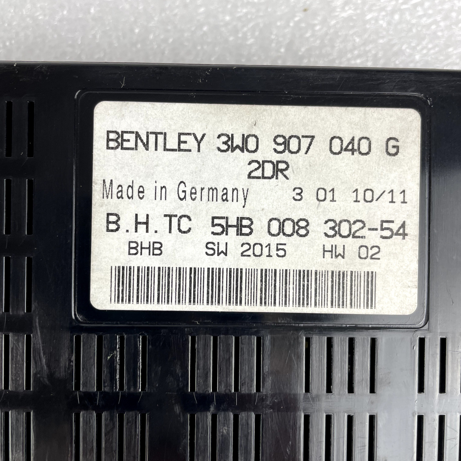 BENTLEY Continental  AC CLIMATE CONTROLLER MODULE 3W0907040G