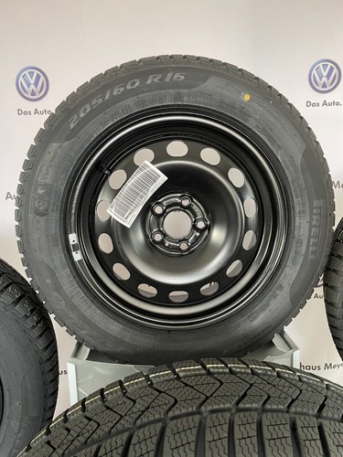 Original VW Skoda 16 Zoll Stahl Winterkomplettradsatz T-Cross Taigo Kamiq - Bild 4 von 9
