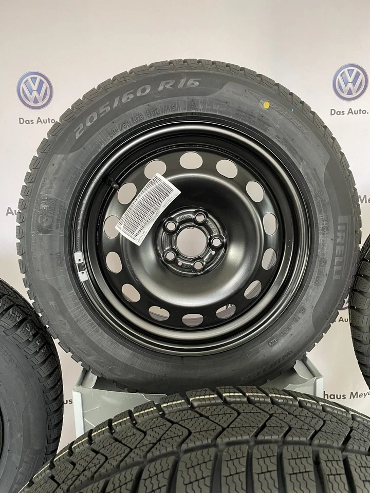 Original VW Skoda 16 Zoll Stahl Winterkomplettradsatz T-Cross Taigo Kamiq - Bild 4 von 4