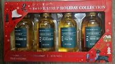 Ten Acre Coffee Syrup Gift Set Gingerbread Peppermint Egg Nog Irish Cream 