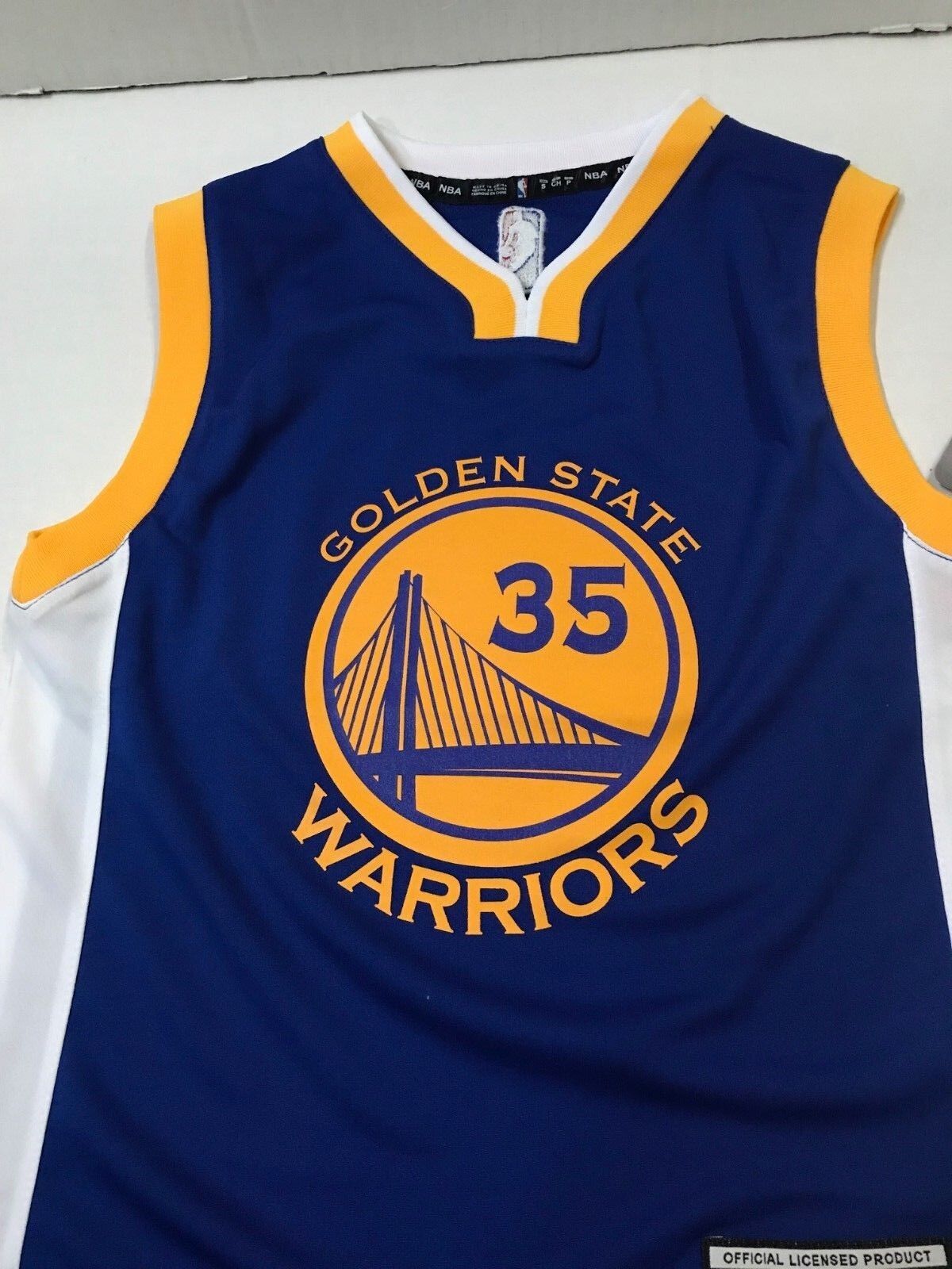 2018 DURANT #35 Golden State Warriors Grey NBA Jersey - Kitsociety