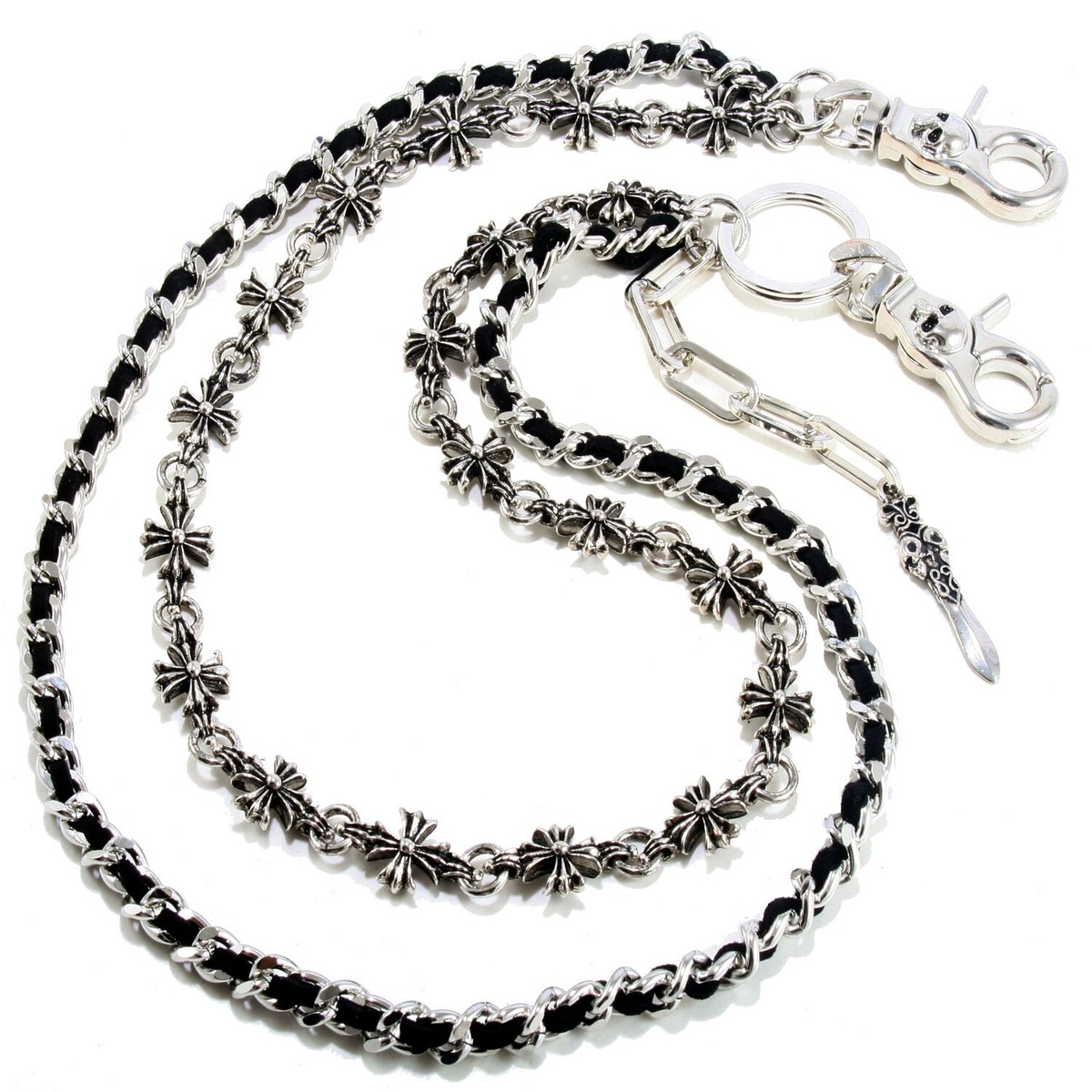 小物 emostanceclub wallet chain Knife Pendant Combo EMO Biker Keychain Key Jean Wallet Chain (24.5