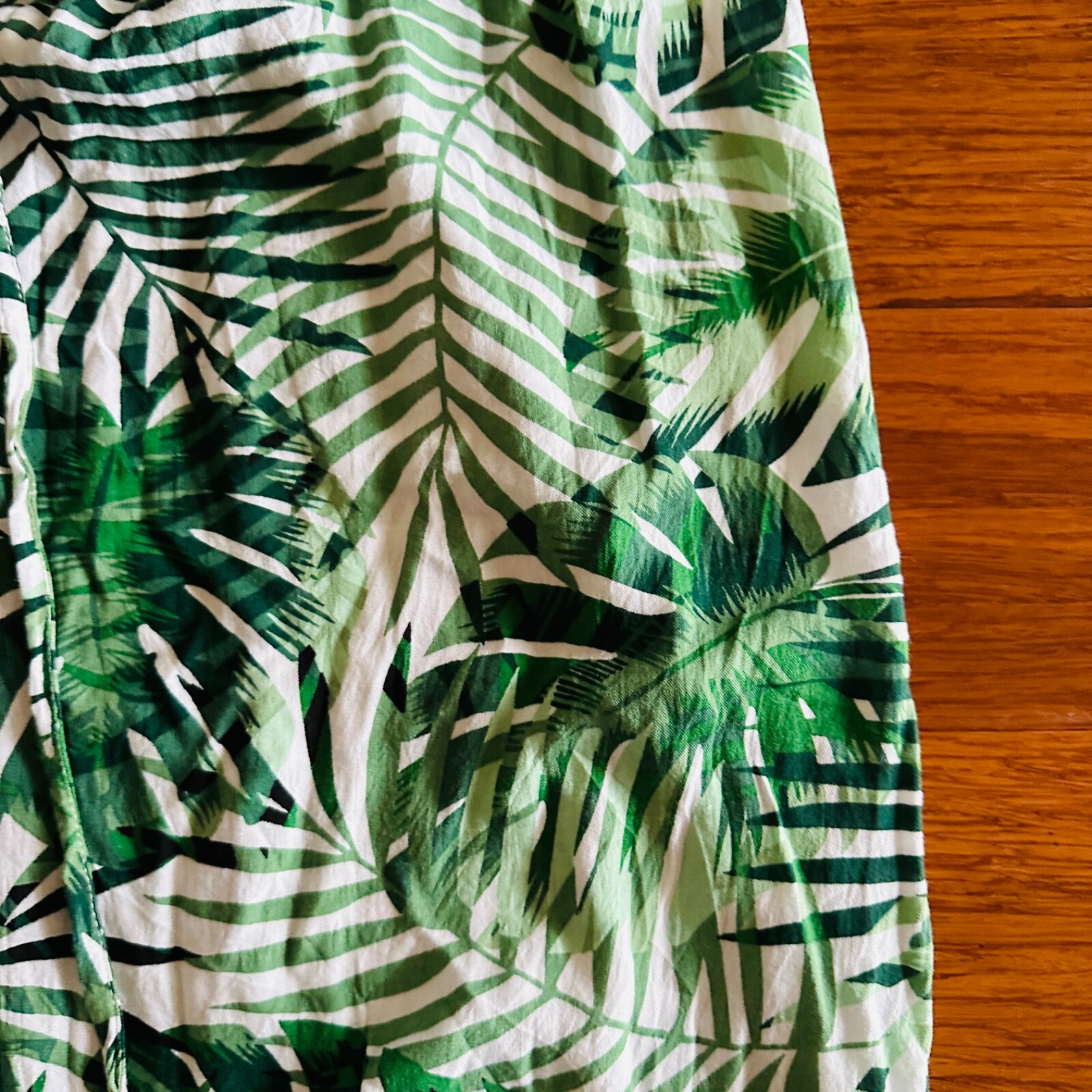 Cynthia Rowley Sleepwear Nightie Leaves Green White Lounge