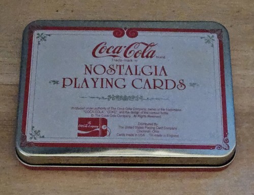 1994 sealed Coca Cola 2 Decks Playing Cards in Tin Container. - Picture 4 of 7