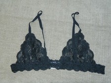 Hot As Hell HAH Bra Black Lace Size Large