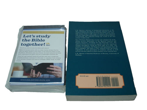 C K Barrett The NT Background & The New Testament Recovery Version New Free P&P - Foto 2 di 14