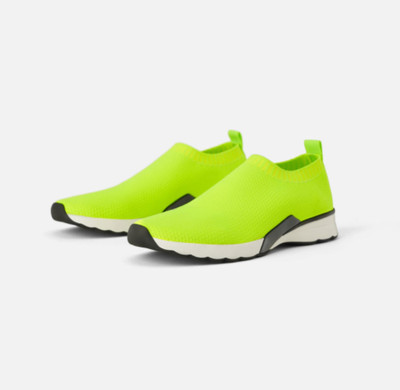 zara elastic fabric athletic shoes