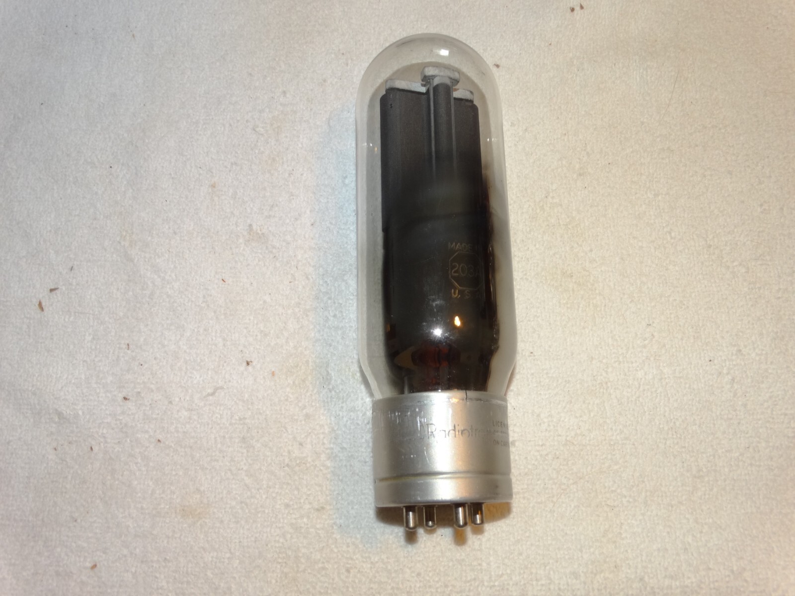 1 - Vintage #203A RCA Tube *Display only*  #8