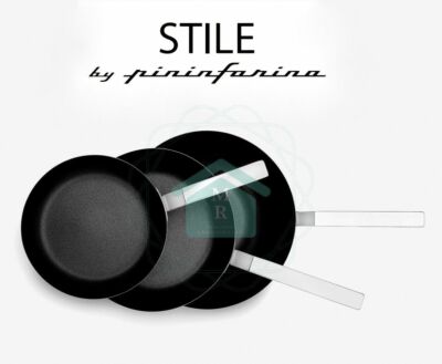 Ewige Antihaft-Pfanne Edelstahl - Linie STILE by Pininfarina Mepra