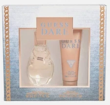 GUESS DARE by GUESS EDT Spray 1.7 Oz Body Lotion 2.5 Women Gift Set New In Box.