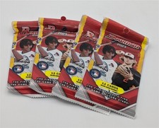 Lot of 4 Unopened Retail Packs 2023 Bowman Baseball Trading Cards