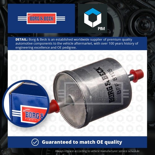 Fuel Filter fits NISSAN MICRA K11, K12 1.0 1.2 1.3 1.4 92 to 10 B&B