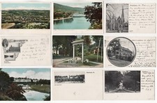 CA 1904 LOT OF 9 ONE CENT POST CARDS BRATTLEBORO VT MAIN ST ESTEY ORGAN WORKS
