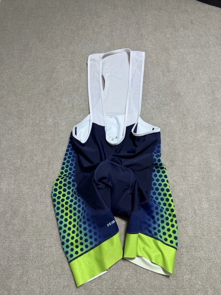 2XL PRIMAL EVO 2.0 Mens Cycling Bib Shorts Padded Compression Marathon EUC - Image 2 of 4