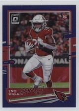 2020 Panini Donruss Optic Rookies Purple Prizm 45/50 Eno Benjamin #101 17wc