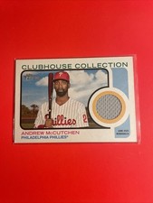 2022 Topps Heritage - Clubhouse Collection Relics Andrew McCutchen #CC-AM (MEM)