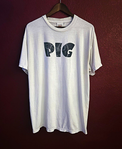 Vintage Y2K Pig Wheels Skate Tee Size XL
