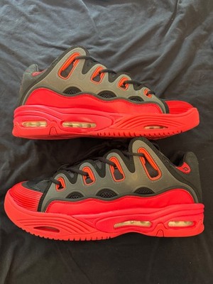 Osiris D3 2001 size 14 black/red/rum