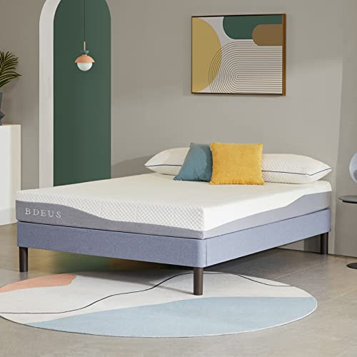 14 Inch Solid Wood Slat Platform Bed Frame with Mattress Foundation